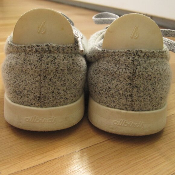 Allbirds Women’s Size 10 Wool Pipers Casual Sneakers Dapple Grey Merino Wool - Picture 7 of 8